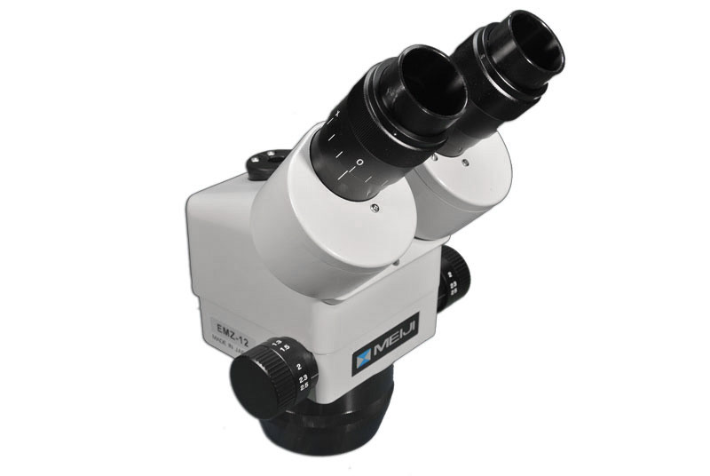 EMZ-12 -(0.4X – 2.5X) Binocular Zoom Stereo with N.V.I ( Near Vertical Illumination Port (Inlet), Working Distance 185mm (7.28”) Microscope Body
