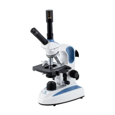 Digital Microscope with Inclined/Vertical Teaching Head, 5MP Eyepiece Camera