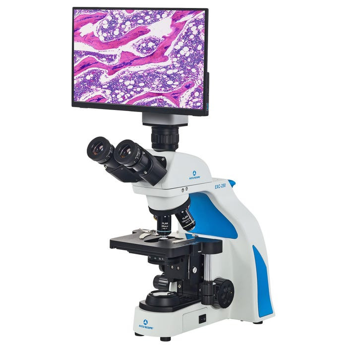 Trinocular microscope with Excelis HD Lite Camera