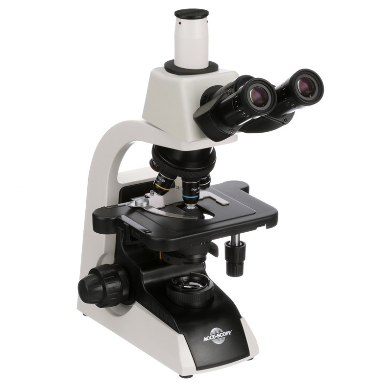 ACCU-SCOPE 3013-LED-3 Trinocular LED Biological Microscope, 400x Magnification