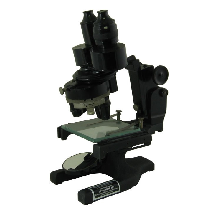 Spencer Stereo Microscope Three Objectives Vintage New York