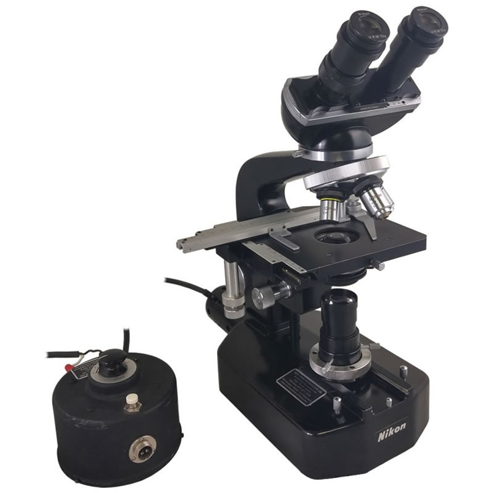 Nikon SKT Microscope Four Objectives Vintage New York Microscope