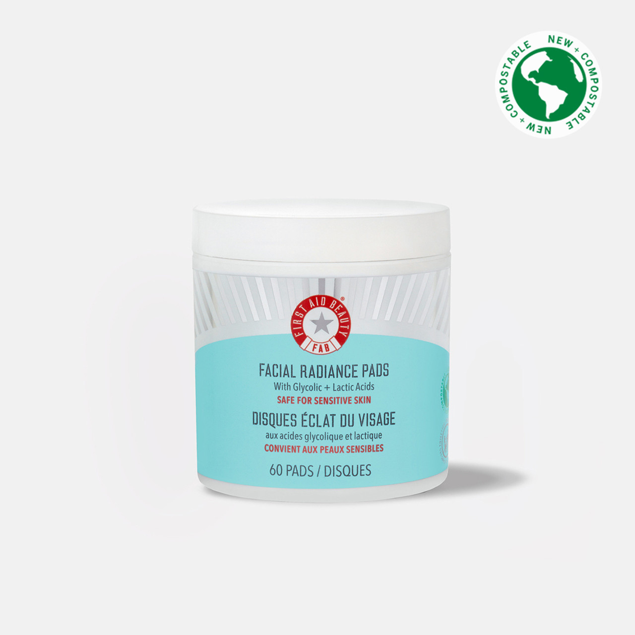 Facial Radiance Pads with Glycolic + Lactic Acids - First Aid