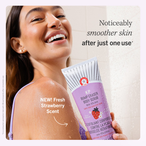 KP Bump Eraser Body Scrub 10% AHA – Fresh Strawberry