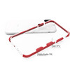 IPhone X/XS Transparent Red Bumper Gel Case