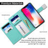 IPhone XR Teal Green Wallet Case