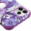 IPhone 11 Pro Purple Hibiscus Flower Romance/Electric Purple TUFF Hybrid Phone Protector Cover 