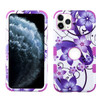 IPhone 11 Pro Purple Hibiscus Flower Romance/Electric Purple TUFF Hybrid Phone Protector Cover