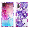 Samsung Note 10 Plus Purple Hibiscus Flower Romance/Electric Purple TUFF Hybrid Protector Cover