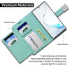 Samsung Galaxy Note 10 ModeBlu Diary Wallet Case - Teal