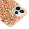 iPhone 11 Pro Max - Electroplated Gold/Gold Mini Crystals TUFF Kleer Hybrid Case