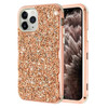 iPhone 11 Pro Max - Electroplated Gold/Gold Mini Crystals TUFF Kleer Hybrid Case