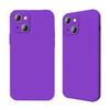  IPhone 13 Purple Silicone Gel Case