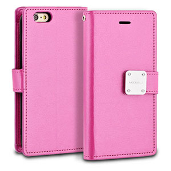 IPhone 6/6s Hot Pink Wallet Mode Diary Case