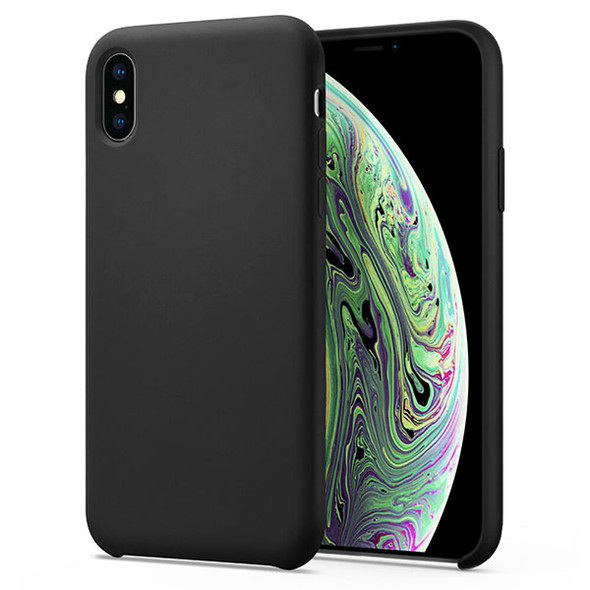 IPhone XR Black Silicone Matte Case
