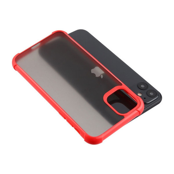 IPhome 11 Semi Transparent Smoke/Red Candy Skin Cover