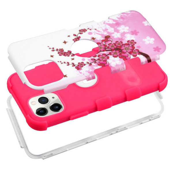 IPhone 11 Pro Max Spring Flowers/Electric Pink TUFF Hybrid Phone Protector Cover