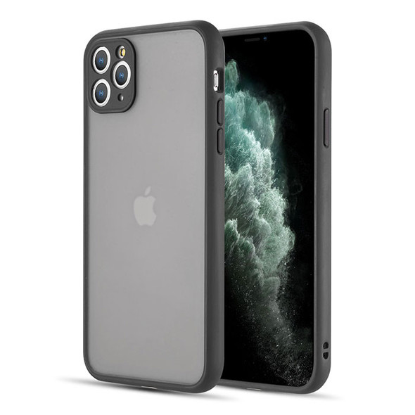 IPhone 11 Pro Max Black Frosted Camera Protector Case