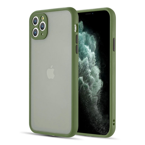 IPhone 11 Pro Max  Sage Green Frosted Camera Protector Case