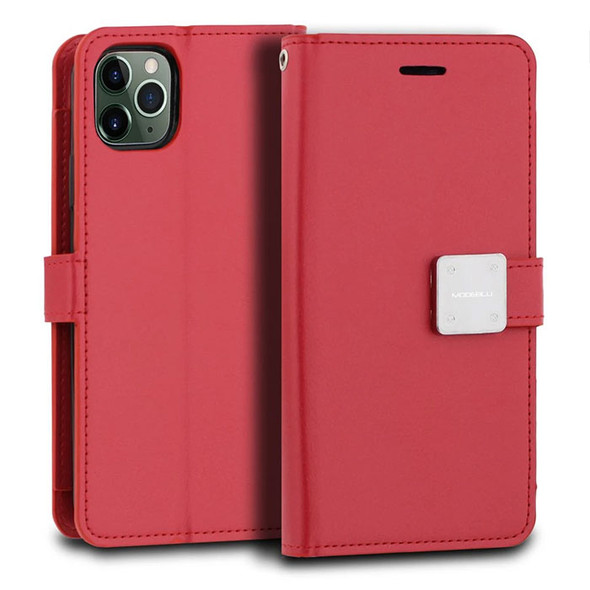 IPhone 11 Pro Max Red Wallet Case Mode Dairy