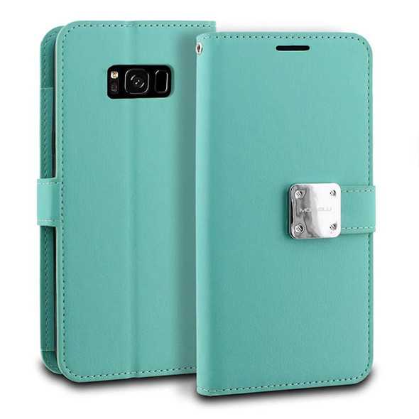 Samsung S8 Plus ModeBlu Diary Case - Teal