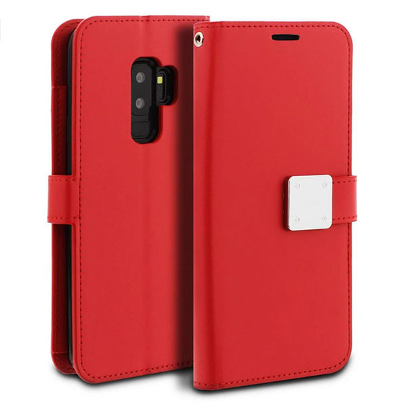 Samsung S9 Plus ModeBlu Diary Case - Red