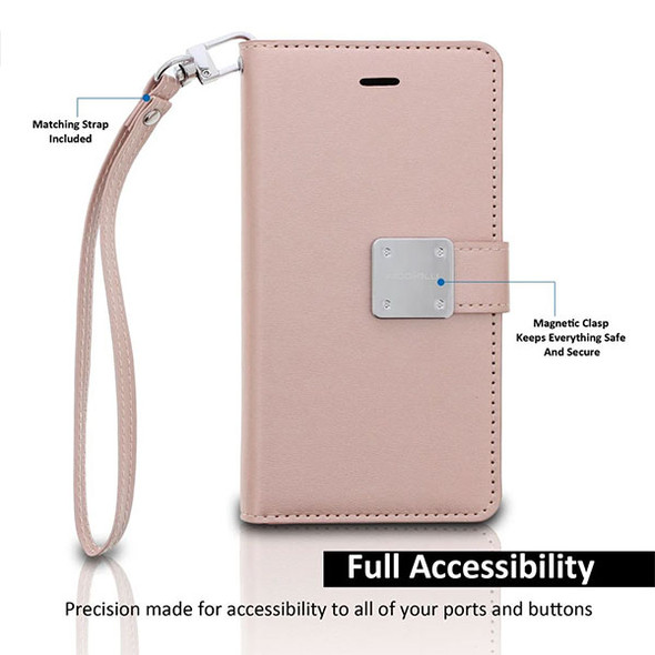 Samsung S10 Plus ModeBlu Diary Wallet Case - Rose Gold