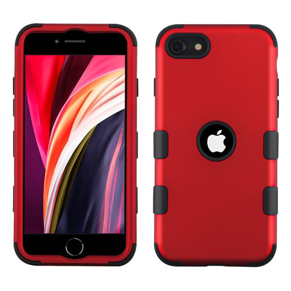 IPhone SE 2020 Titanium Red/Black TUFF Hybrid Phone Protector Cover