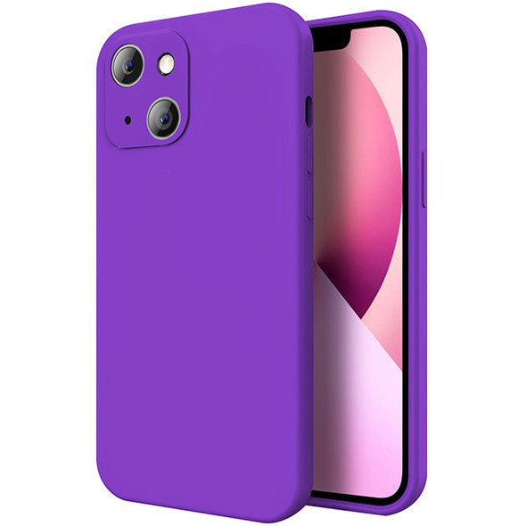  IPhone 13 Purple Silicone Gel Case