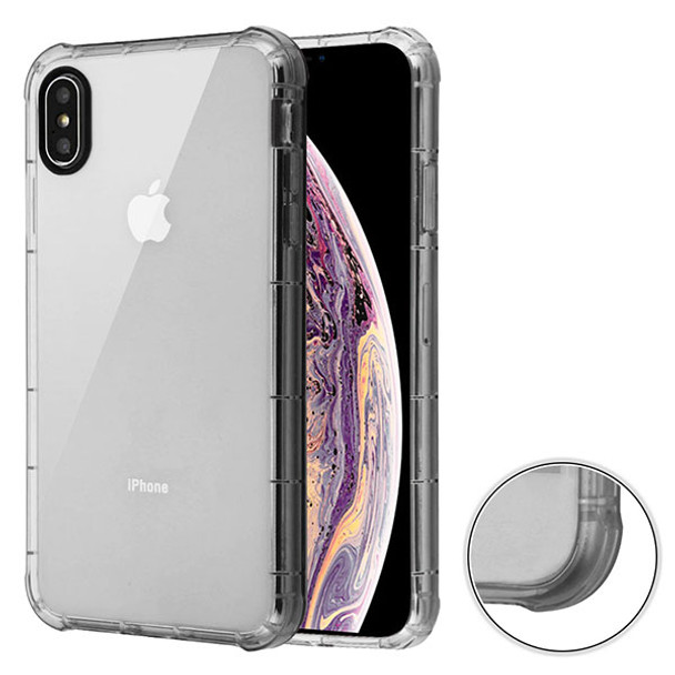 IPhone XS Max Transparent Smoke Corner Guard Case