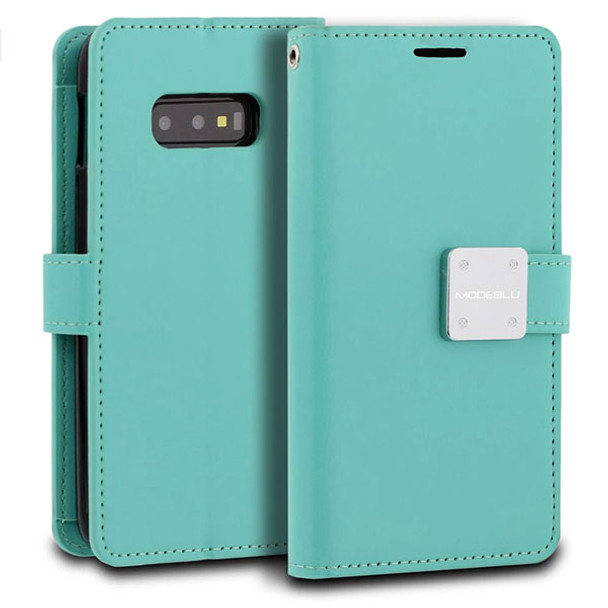 Samsung S10e ModeBlu Diary Wallet Case - Teal