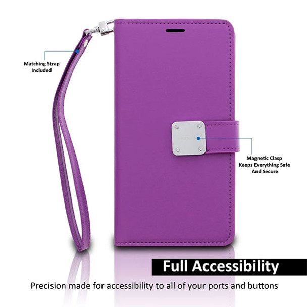 Samsung S10e ModeBlu Diary Wallet Case - Purple