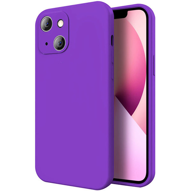  IPhone 13 Purple Silicone Gel Case