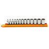 13 Piece 1/4" Drive 6 Point Standard Metric Socket Set