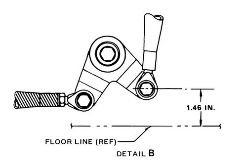 206L Tail Rotor Rigging Go/No-Go Gauge
