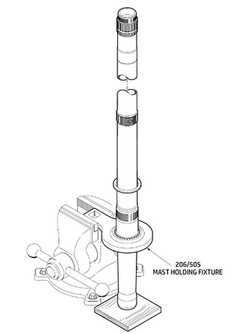 206/505 Mast Holding Fixture