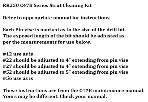 Rolls-Royce 250 Power Turbine Support Cleaning Kit