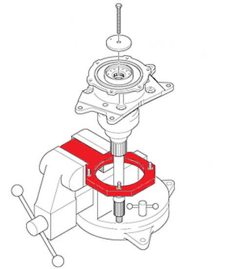 206/407/505 Freewheeling Unit Cap Restraint Fixture 206/407/505 Freewheeling Unit Cap Restraint Fixture