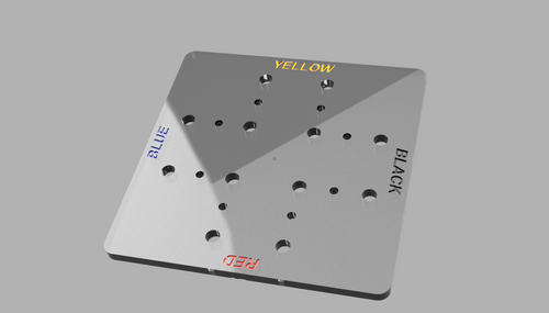 S70/UH-60 Tail Rotor Bolt Star Plate