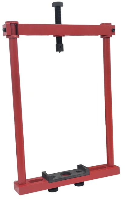 EC135 Main Rotor Damper Work Aid (Equivalent to L133M6201101) with Puller (Equivalent to L133M6204101) in shadowed case.