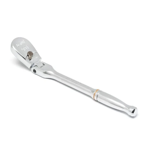 1/4" Drive 90-Tooth Flex Head Teardrop Ratchet 7"