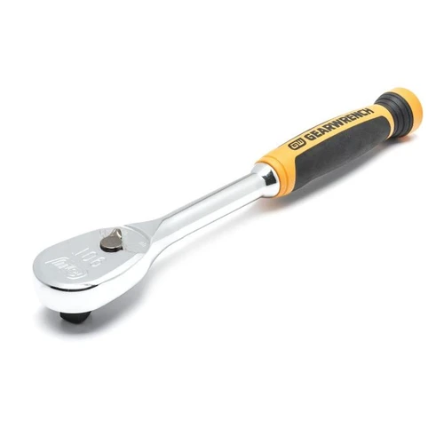 1/2" Drive 90-Tooth Dual Material Teardrop Ratchet 11"