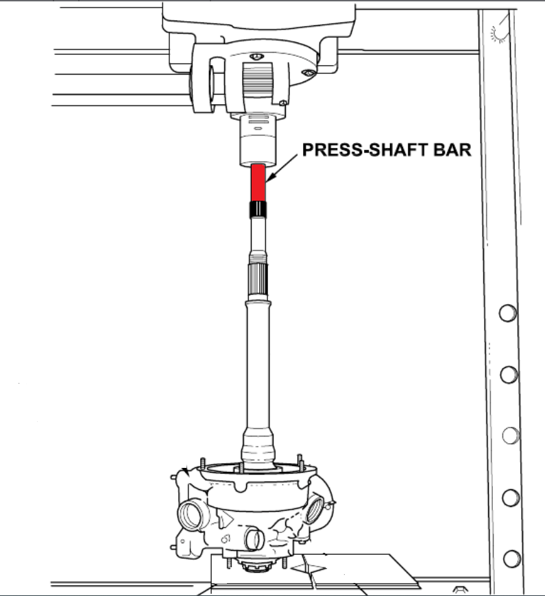 Hts900 Engine 407 Tail Rotor Gearbox Output Shaft Pusher