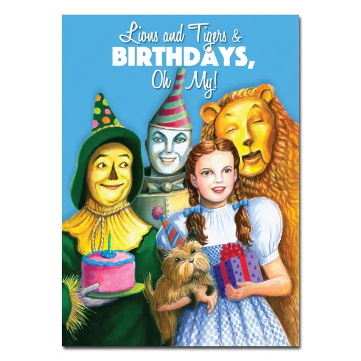 Wizard of Oz Birthday Card by Allport Editions | Jenny K