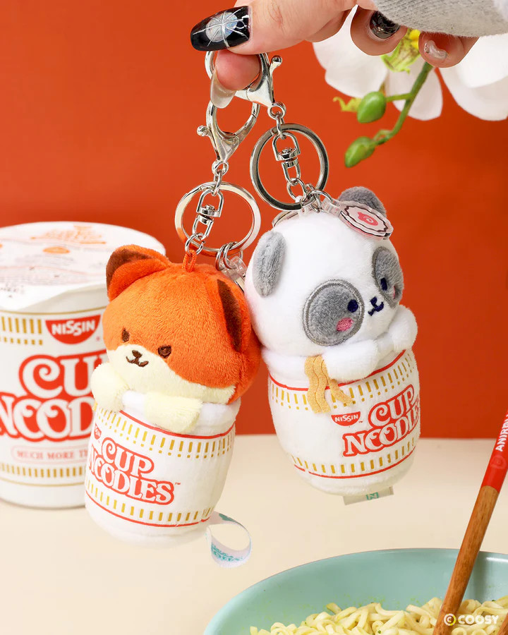 Cup Noodles Pandaroll Plush Charm Mini from Anirollz x Nissin