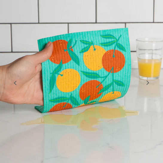 Oranges Swedish Dish Cloth