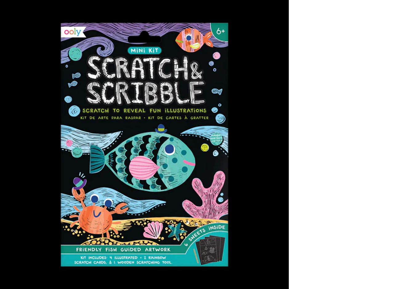 Scratch and Scribble Mini Art Kit