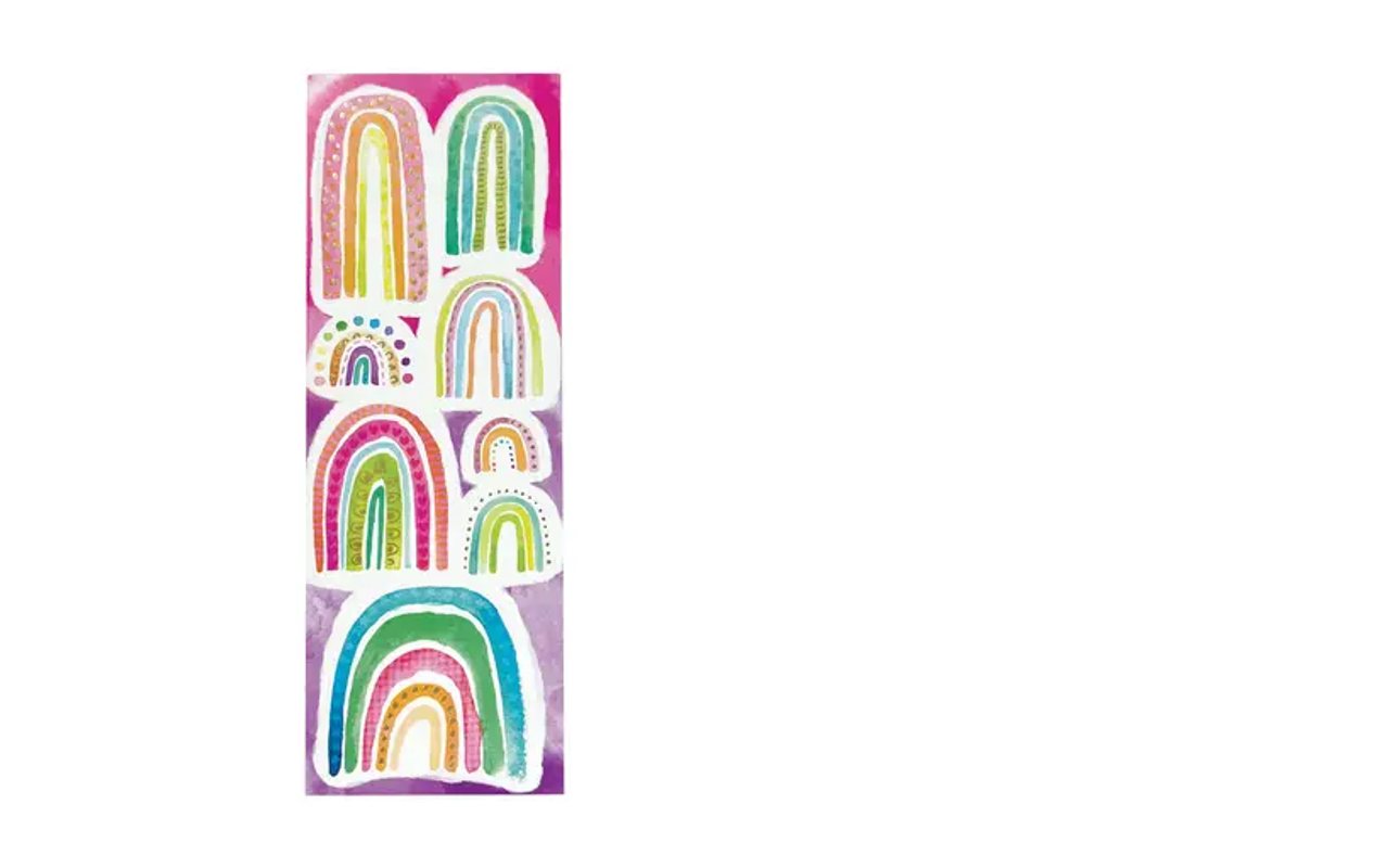 Ooly Stickiville Watercolor Rainbows Gold Foil Stickers - Suite Child