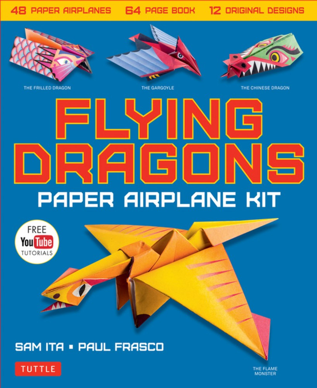 Flying Dragons Paper Airplane Kit Ingram/Tuttle