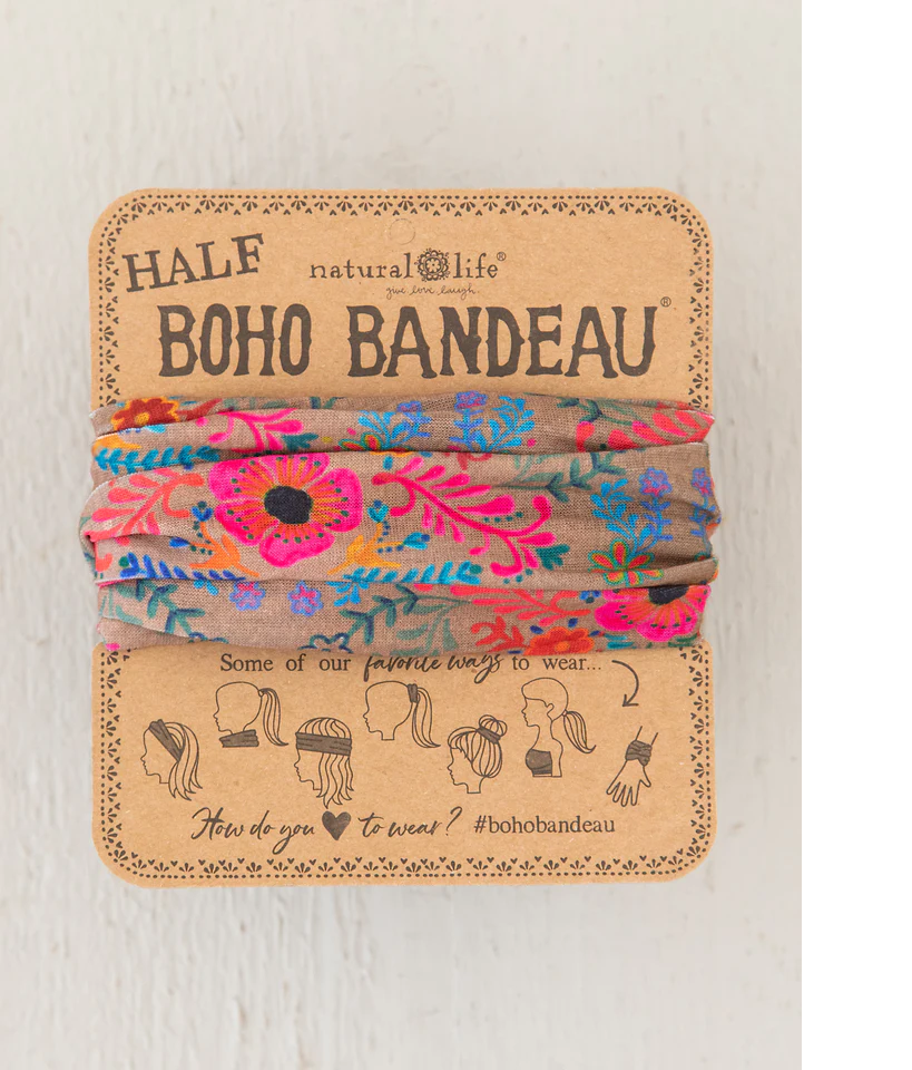Mushroom Rustic Half Boho Bandeau Natural Life | Jenny K.